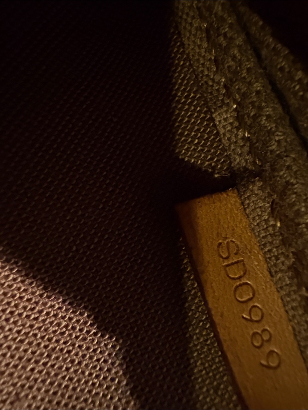 Louis Vuitton Brown Monogram Shoulder Pochette with Vachetta Strap - Picture 9 of 12